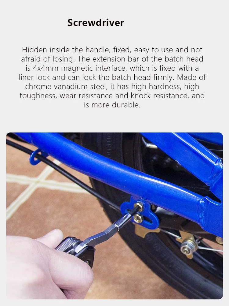 Xiaomi Mars Worker Wrench 6 in 1 Craftsman Multi-function Knife description image 5