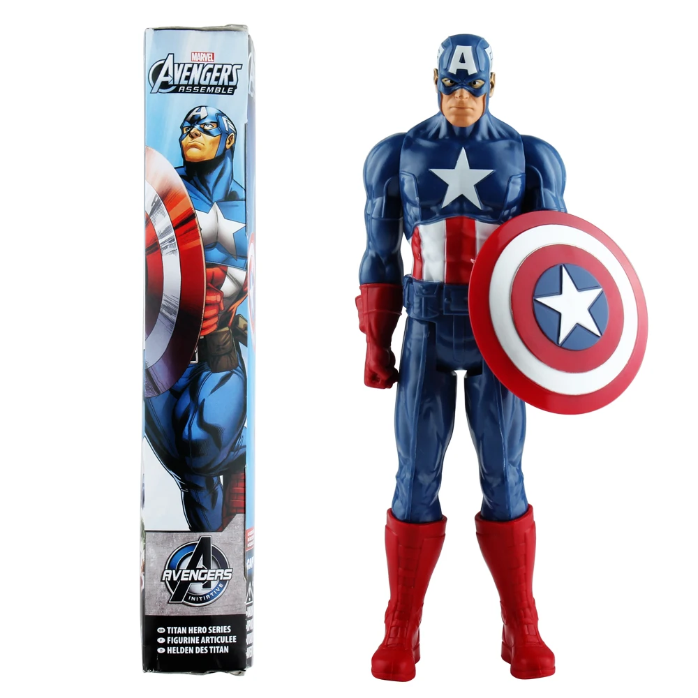 

12 Inch Avengers Assemble Captain America PVC Action Figure Collection Model Toy for Kids