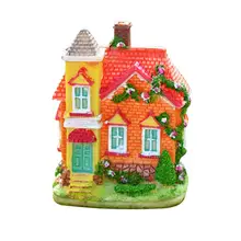 1 шт микро пейзаж вилла модель смолы маленький дом украшение Моделирование Украшение для виллы(стиль случайный