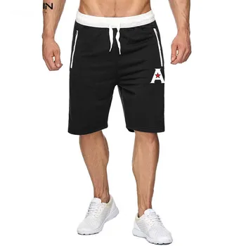 

2020 men's casual fitness bodybuilding five-point shorts men's summer fitness men's workout sportswear jogging beach shorts
