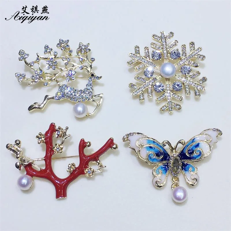 

[Ai qi Yan] Freshwater Pearls Corsage Accessories