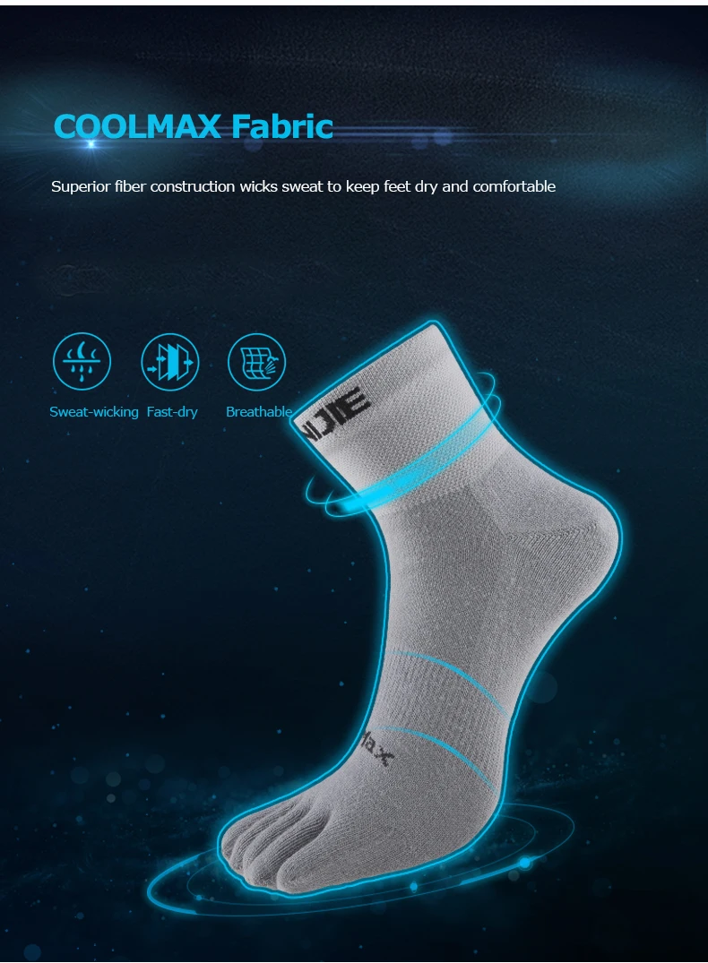 Aonijie E4110 E4109 1 Pair Toe Socks Lightweight Quarter Socks Low Cut Athletic For Five Toed Barefoot Running Marathon Race