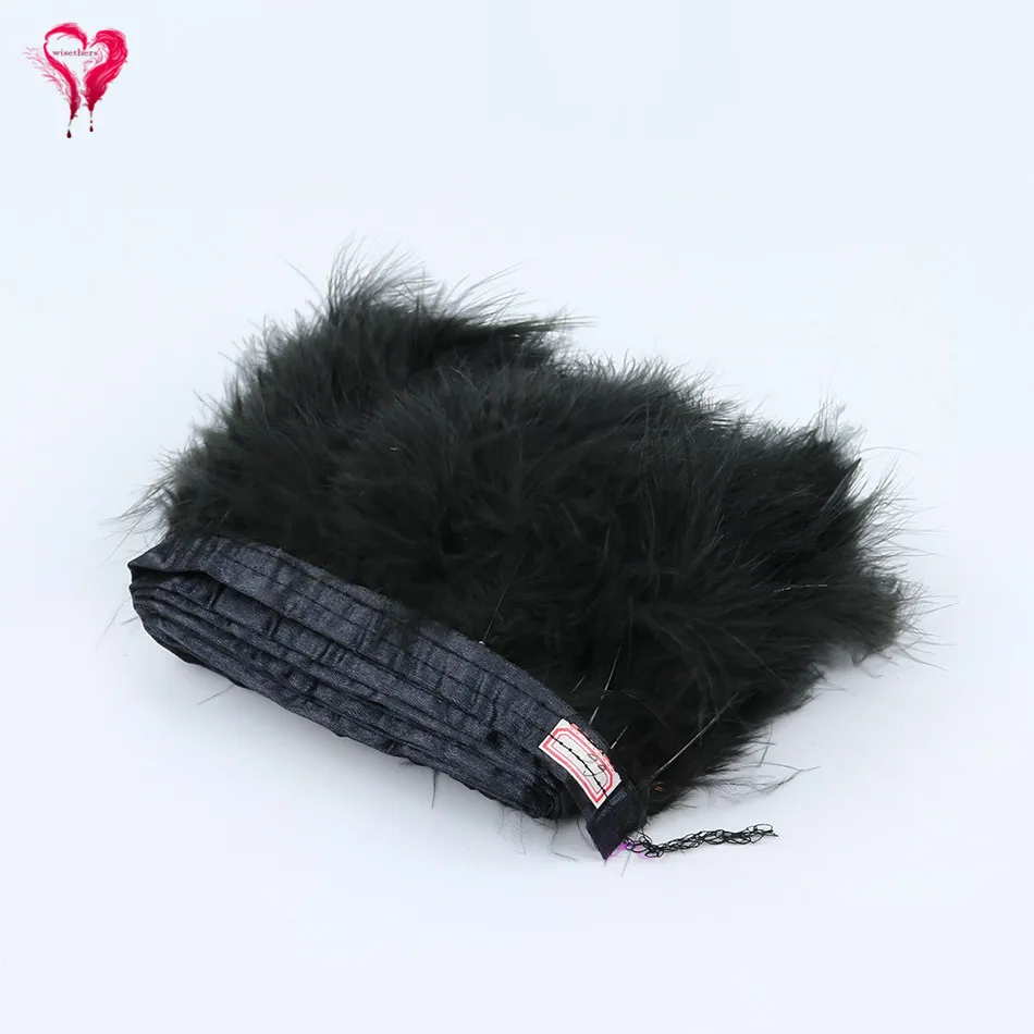 Пушистое перо индейки ленты Marabou планки для DIY ремесло карнавал одежда аксессуары 6-8 дюймов свадебное платье украшения