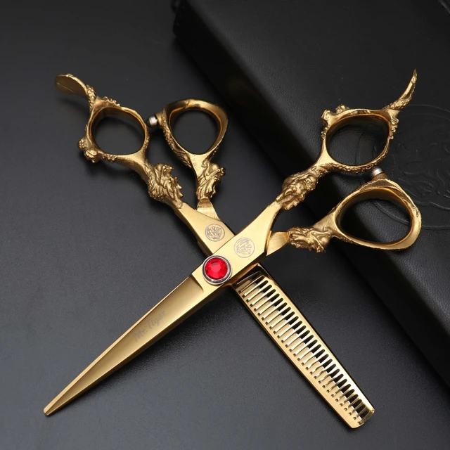 Professional Haircutting Scissors for Adults - Salon Haircut Sharp Razor  Cutting Stainless Steel Barber Shears Hairdresser Kit