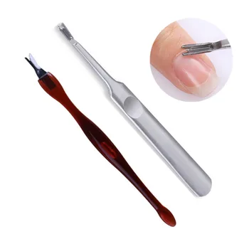 

1Pc Cuticle Pusher Remover Stainless Steel Dead Skin Remover Professional Pedicure Nail Art Tool
