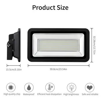 

Outdoor Spotlight 500W Led Floodlight IP65 Waterproof of Flood Lights AC 220V Spotlight LED SMD Outdoor Lamp Warm white
