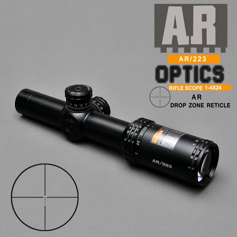 1 4x24 Ar 223 Fast Focus Short Riflescope Optics Drop Zone 223 For Outside Sniper Riflescopes Aliexpress