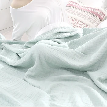 

Cotton Waffle Summer Quilt for Sofa Bed Towel Quilt Women Wrap Blanket Nap Blankets Throw Blanket for Car Office
