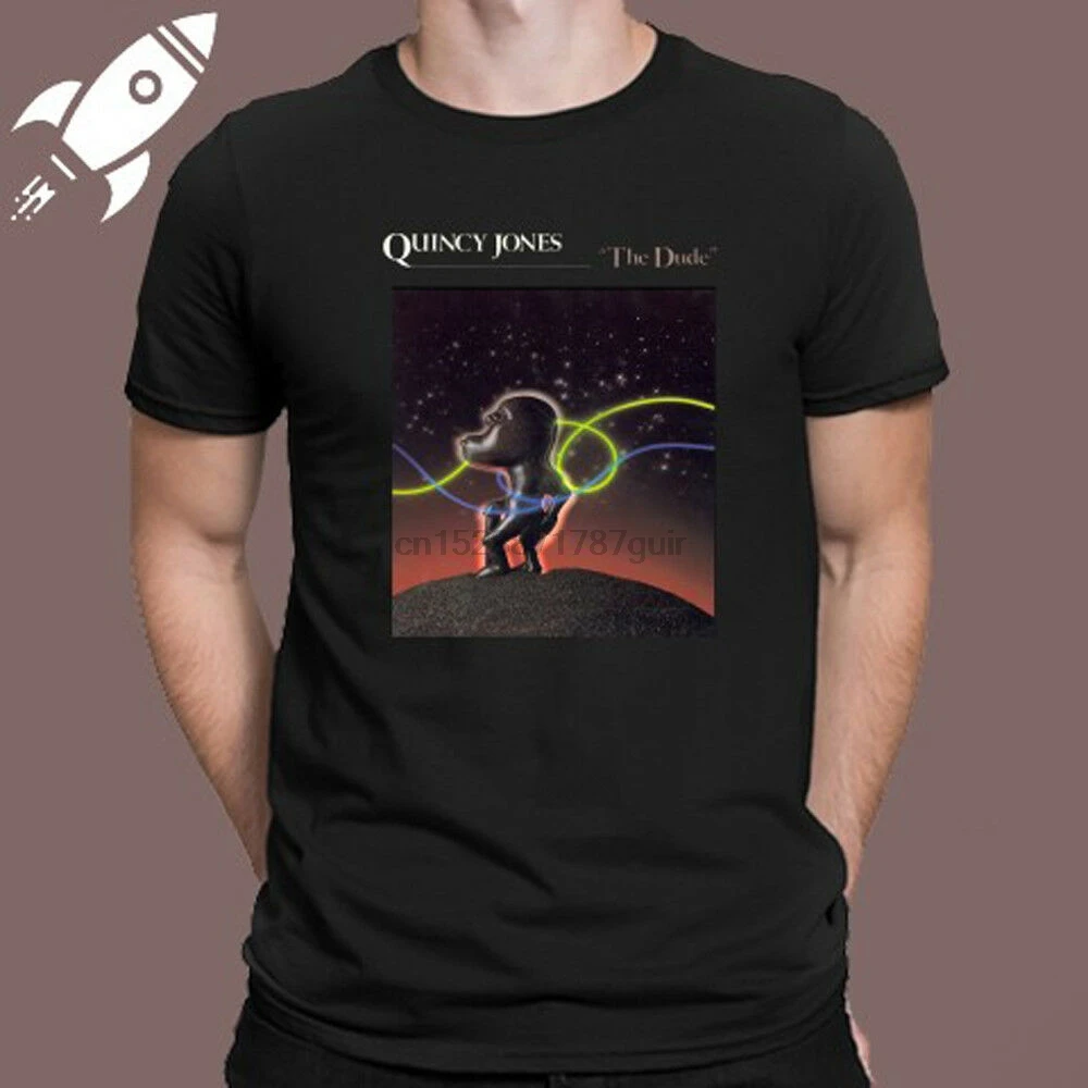 Куинси Джонс THE DUDE альбомная обложка Мужская Черная Футболка размер S M L XL 2XL