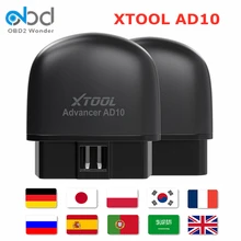 2020 nova xtool ad10 bluetooth obd2 ferramenta de diagnóstico eobd2 elm327 scanner automático com diferentes metros hud motor 4 sistema