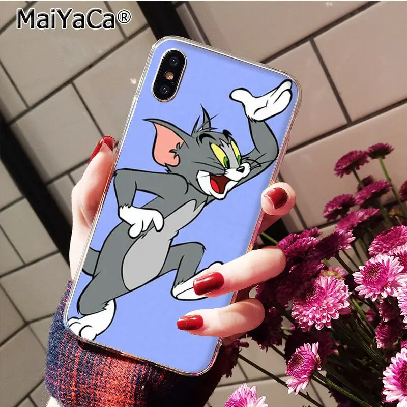 Чехол для телефона MaiYaCa Tom and Jerry для iphone 11 Pro 11Pro MAX 8 7 6 6S Plus X XS MAX 5 5S SE XR - Цвет: A7