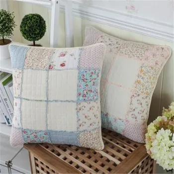 

Pillow Case Floral Throw Pillow Cover Patchwork Home Products Cottage Throw Pillow Cover Household Products