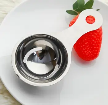 

Stainless Steel Eggs Yolk Filter Separating Funnel Spoon Egg Divider Tool Egg White Separator Tools SN3344