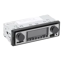 Vehículo ESTÉREO FM Radio Retro Coche 12V Player Bluetooth Vintage Radios USB AUX auto MP3 jugador de Audio Multimedia