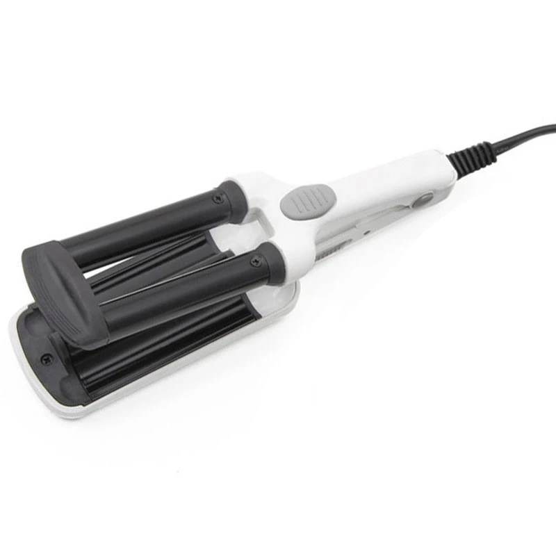 

Mini Ceramic Hair Crimper Curler Curling Iron Tong Waving Wand Roller Salon