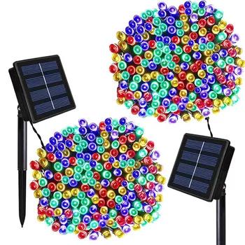 

300led Solar String Light Led Solar Light Outdoor 8 Working Modes Fairy Lights Waterproof Solar Power Lamp Christmas Decoration