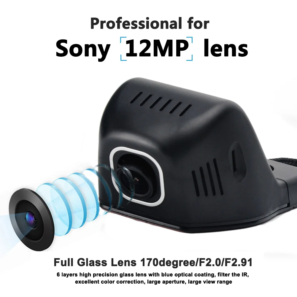 S07 Universal Type Car Recorder, WIFI 1080P 170 Degree Wide Angle HD Car Recorder With Night Vision Function