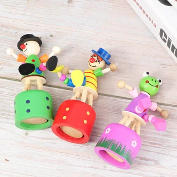 

5pcs Wooden Toy Colorful Educational Fun Manual Toy for Gift Reward