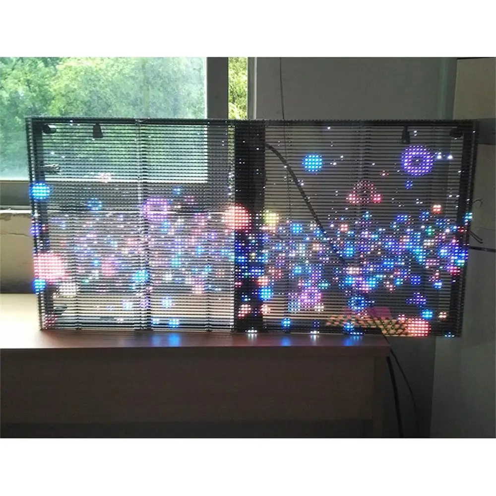 Прозрачный стеклянный светодиодный экран Coreman видеостена со светодиодной