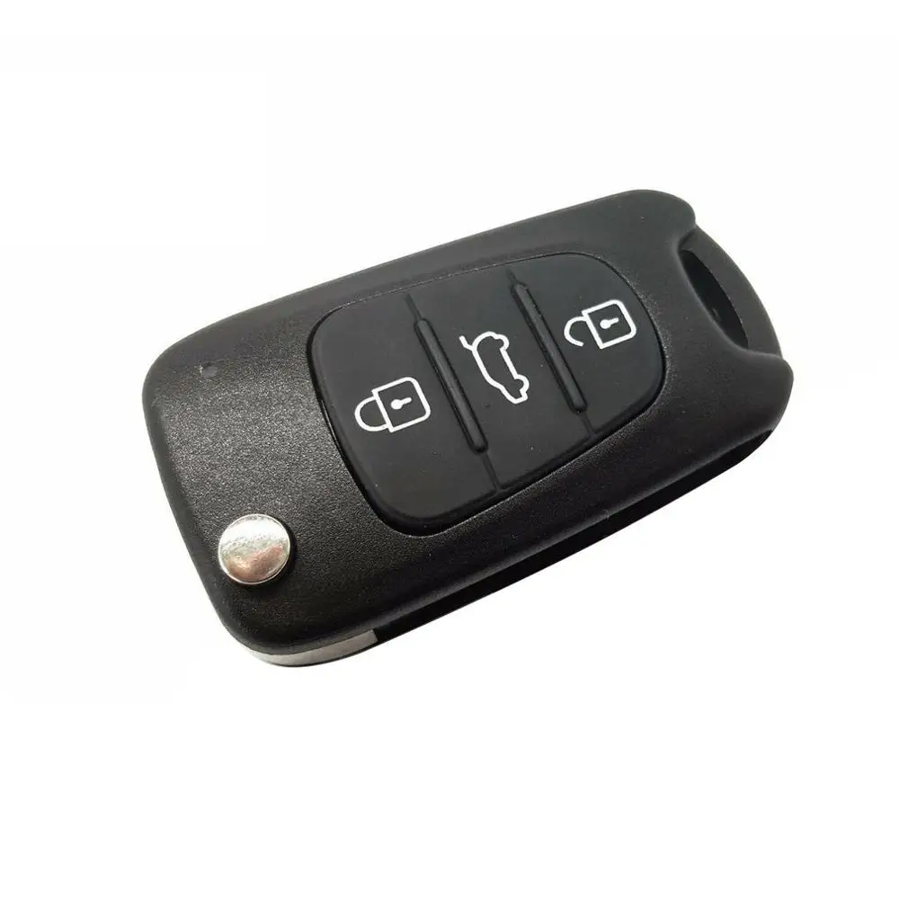 A Pair Of 3-Button Flip Key Cases For Hyundai I10 I20 I30 Ix35 Ix20 Car Key Protective Case Car Accessories