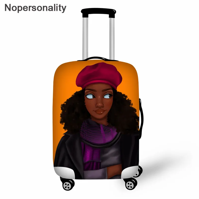 Nopersonality изящного искусства для девочки, аксессуары для путешествий, чемодана крышка чемодан защиты багажа Пылезащитный чехол тянущихся тканей 18-30 дюймов - Цвет: Z5003
