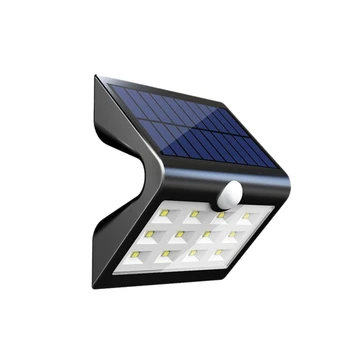 

14 LED Solar Rear Projection Outdoor Motion Sensor Activated Security Night Light Auto On/Off Wall Lamp for Path Patio Yard Deck