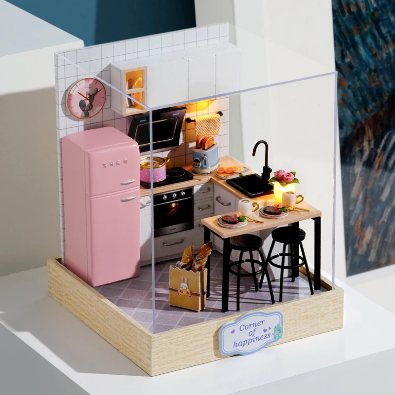 Кукла ручной работы дом Мебель Miniatura DIY Кукольные домики миниатюрный кукольный