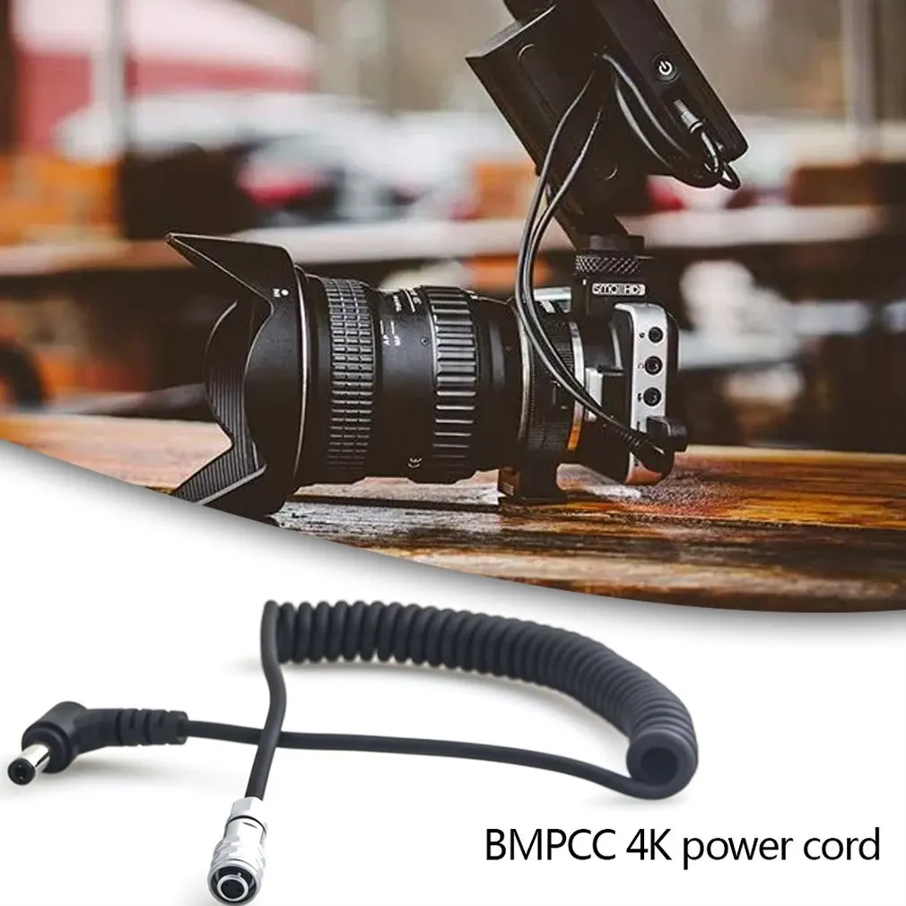 BMPCC 4K Мощность кабель dc-кабель D-Tap пружинный кабель Мощность кабель для карманных видеокамер Blackmagic Кино 2 Pin гнездовой разъем к P разъем