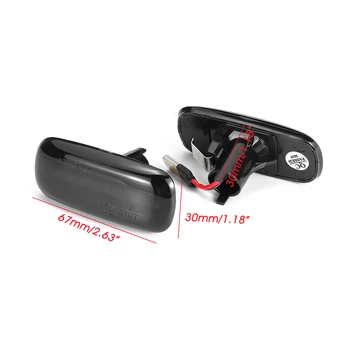 

For Audi A3 S3 8L 2000-2003 A8 D2 1999-2002 TT 8N 2000-2006 Car Flowing Turn Signal Light Lamp LED Dynamic Side Marker Light