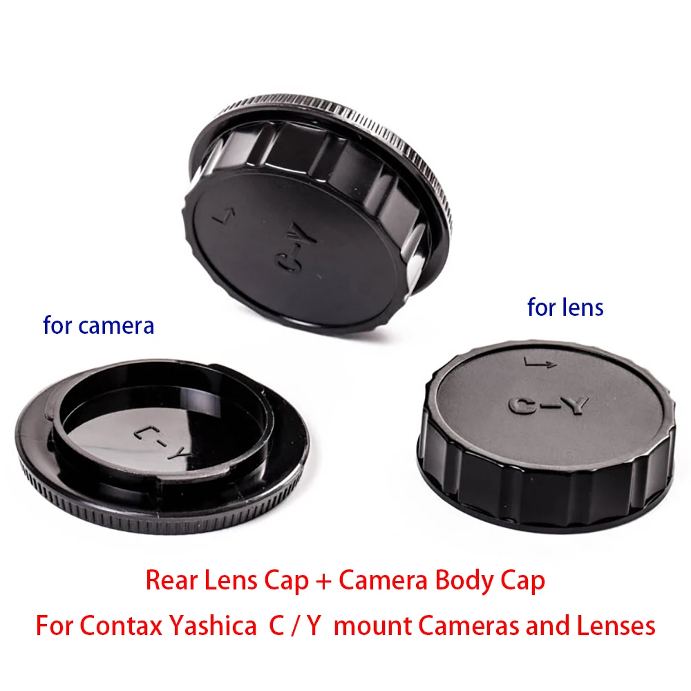

Для Contax Yashica C / Y mount Camera s и объективы, Задняя крышка объектива + набор крышек корпуса камеры