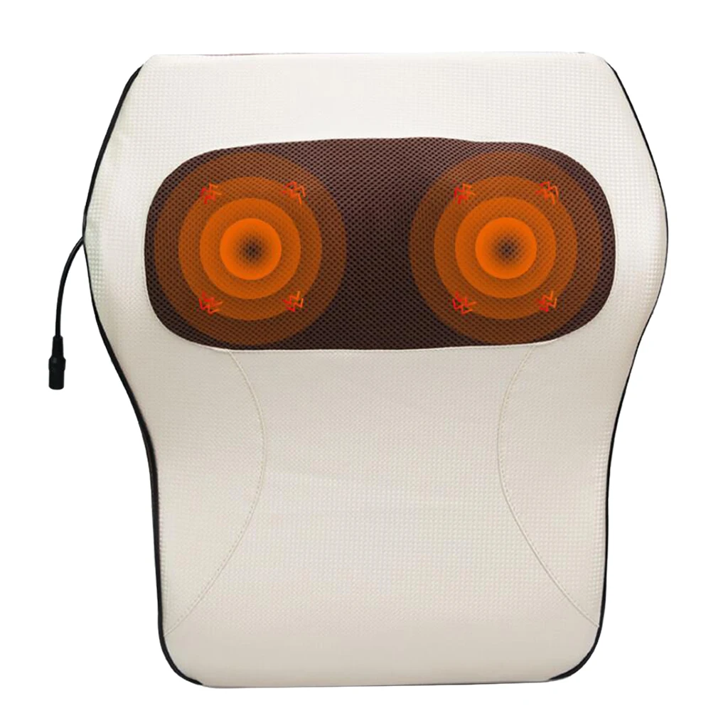 Durable Neck Massager Pillow Back Massager Shiatsu 3D Massager for Muscle Vibration Neck Back Massager