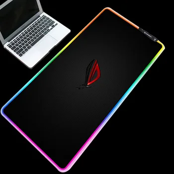 

Yuzuoan RGB Game ROG Dark Series LED Mouse Pad Backlit Keyboard Pad