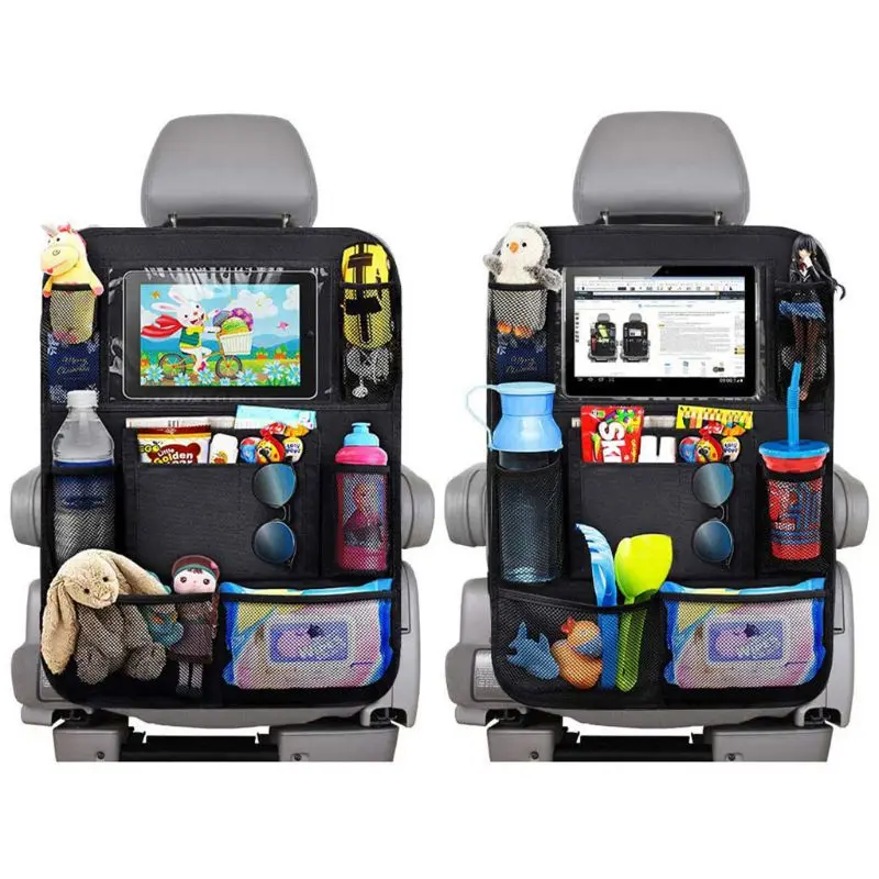 Vendedor Caliente Bolsa impermeable para almacenamiento de artículos diversos, funda protectora trasera para asiento de coche para niños, alfombrilla para patadas de bebé, bolsa protectora, accesorios para coche R6qrJkm57