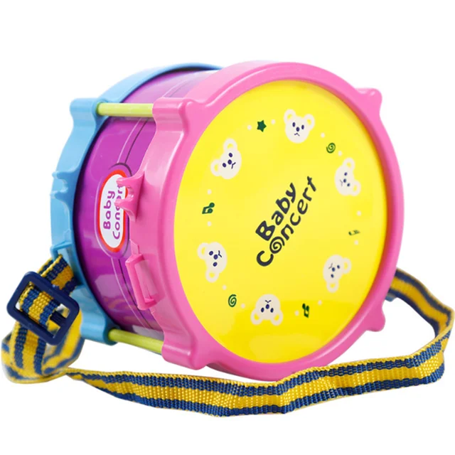 5Pcs Children Drum Trumpet Toy Music Percussion Instrument Band Kit Early Learning Educational Toy Baby Kids Children Gift 3