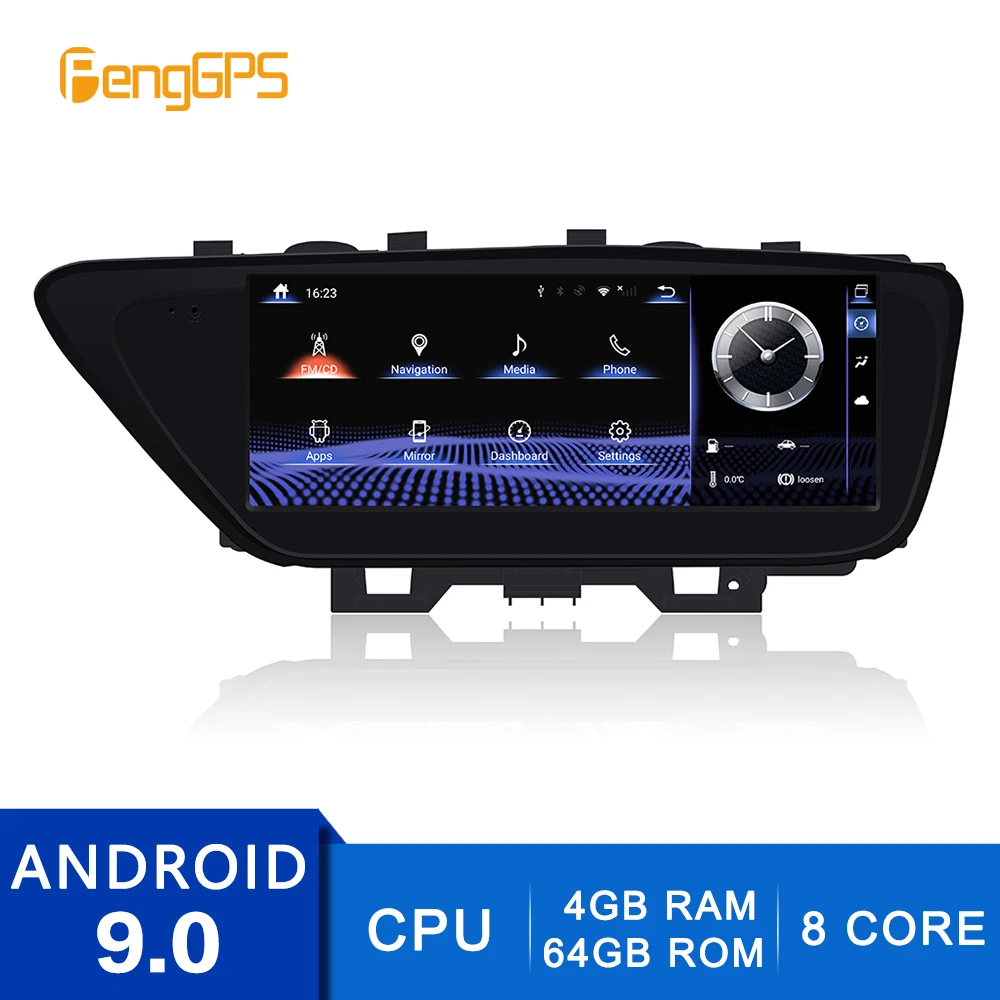 

4G + 64G DVD плеер 2 Din стерео Android 9,0 для Lexus ES 2013-2017 gps-навигация, dvd-плеер 8 Core FM/AM автомобильное радио головное устройство