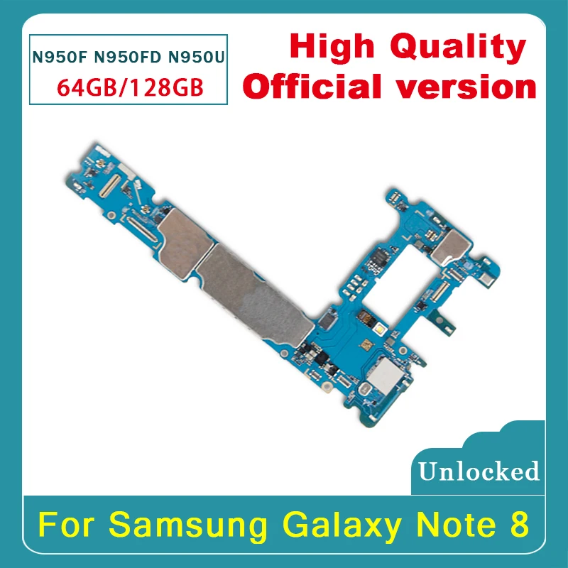 Материнская плата для Samsung Galaxy Note 8 N950F N950FD N950U разблокированная Логическая с