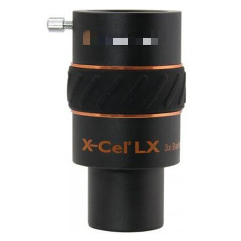 X-Cel LX 2X 3X линза Барлоу 2X3X1,25 дюйма супер широкоугольный планетарный окуляр Оптическое стекло призма Барлоу LX2X3X