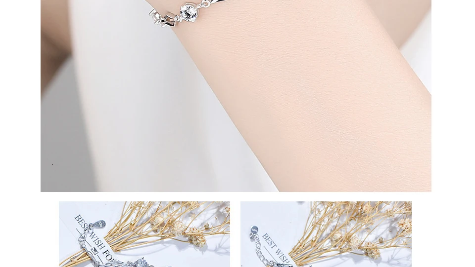 WEGARASTI серебро 925 ювелирные браслеты для женщин Модный аметист 925 пробы серебряный браслет Шарм женский свадебный браслет подарок