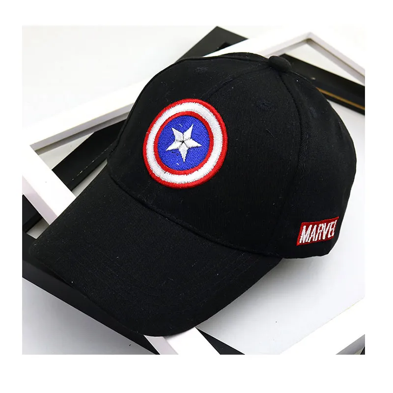 SQTEIO Летняя Детская кепка с героями мультфильмов Snapback Marvel Человек-паук Капитан Америка горра хип-хоп кепка - Цвет: 14