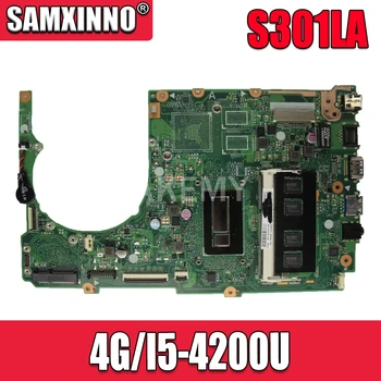 

S301L S301LA motherboard For Asus S301LA REV2.2 Mainboard I5-4200-4G Processor HD Graphics 4400 100% Tested
