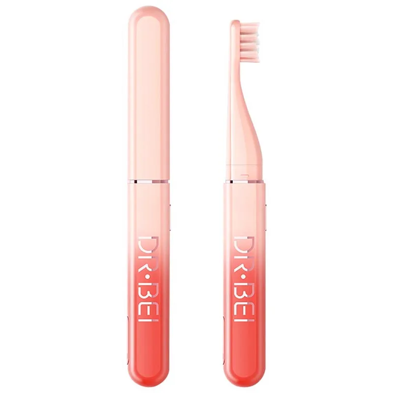Flamingo Pink Звуковая электрическая зубная щетка Водонепроницаемая ультра звуковая автоматическая зубная щетка USB перезаряжаемая зубные щетки для взрослых Быстрая зарядка - Цвет: Flamingo Pink
