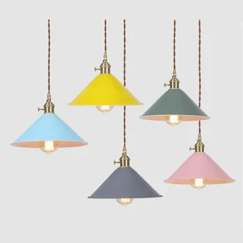 

Modern fashion colour chandeliers E27 bulb led lamps Living room bedroom iron chandelier lighting led lustre droplight Z5