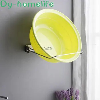 

Stainless Steel Washbasin Rack Wall-hung Toilet Bathroom Storage Basin Storage Toilet Toilet Free Punch Hole Washbasin Shelf