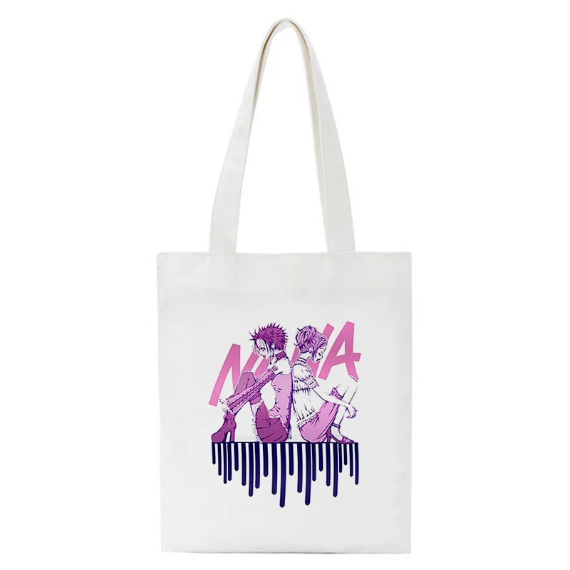 Nana Anime Manga Nana Osaki And Ren Honjo Shopper Bags Shopping Bag Tote Bag Shoulder Bag Canvas Bags Large Capacity College 