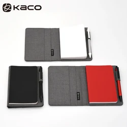 Kaco – carnet de notes A6 en PU, carte Noble, fente en papier, portefeuille pour voyage au bureau avec un cadeau pour le bureau 