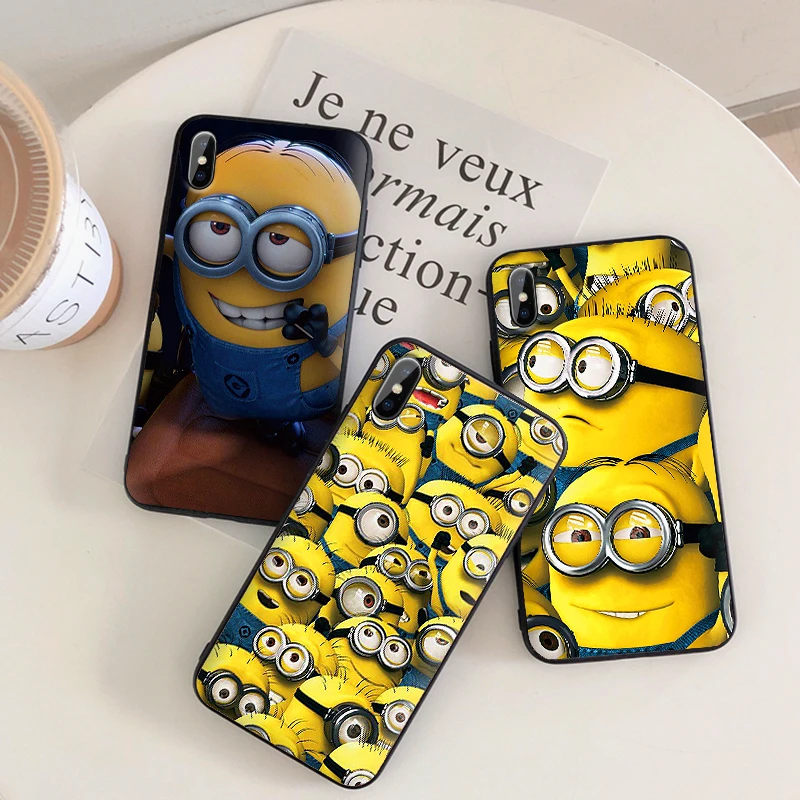 Чехол накладка с милым рисунком Миньоны чехол для телефона Xiaomi Mi6 Mi9 8 Lite SE макс 3 9E