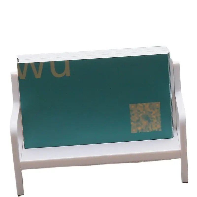 Bench Figure Business Card Case Simple Modern Style Calling Card Holder Id Business Ornament Gift Office Table