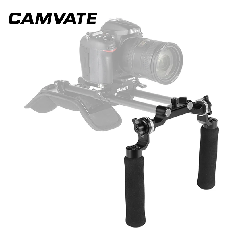 Губчатая рукоятка CAMVATE (пара) с креплением розетки и 15 миллиметровым стержневым
