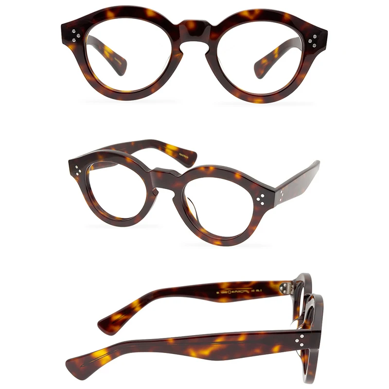 Оптические очки Belight для женщин и мужчин оранжевые ацетатные овальной формы с