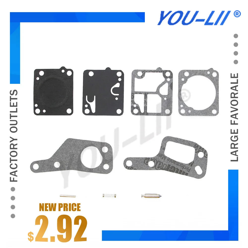 Youlii M1M7 Per Zama M1-M7 Rb19 Carb Kit Mcculloch Motosega Mini Mac 110 120 130 140 Carb Nuovo Di 40080